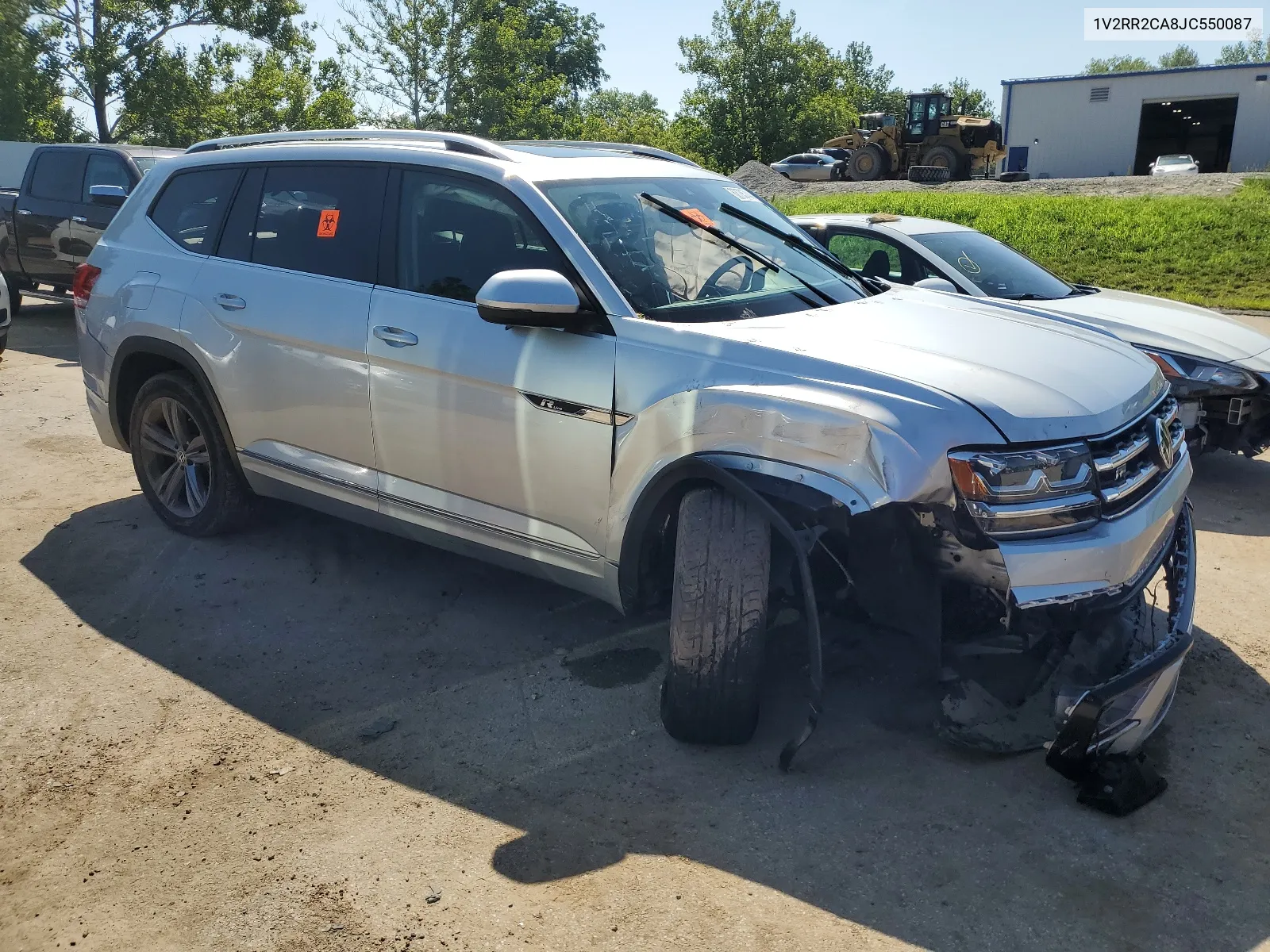 2018 Volkswagen Atlas Sel VIN: 1V2RR2CA8JC550087 Lot: 63785744