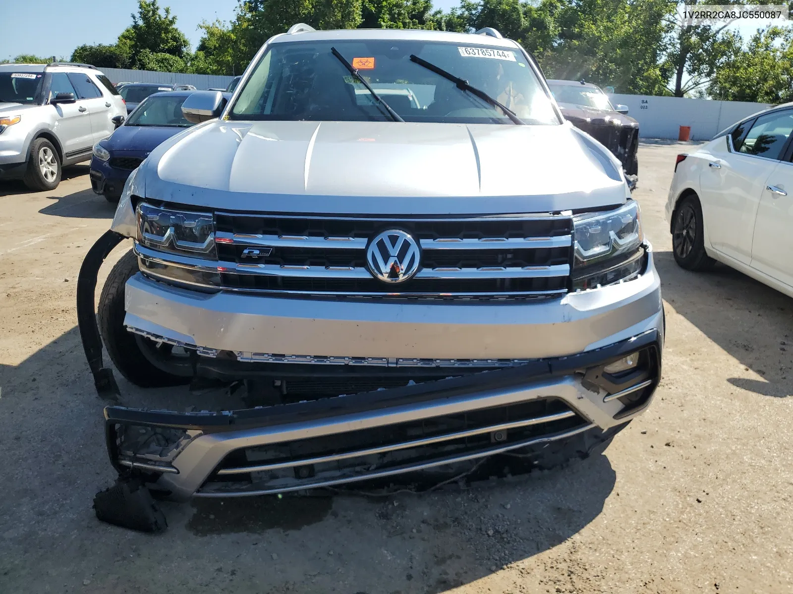 2018 Volkswagen Atlas Sel VIN: 1V2RR2CA8JC550087 Lot: 63785744