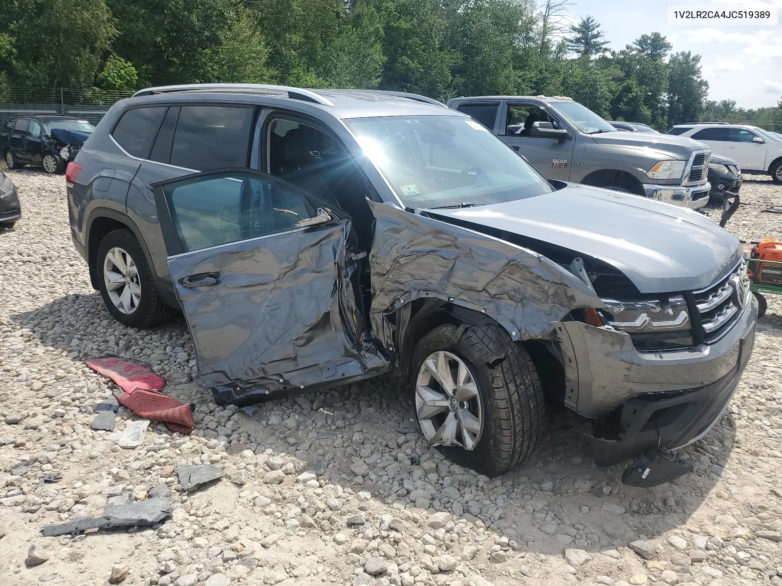 2018 Volkswagen Atlas Se VIN: 1V2LR2CA4JC519389 Lot: 64281204