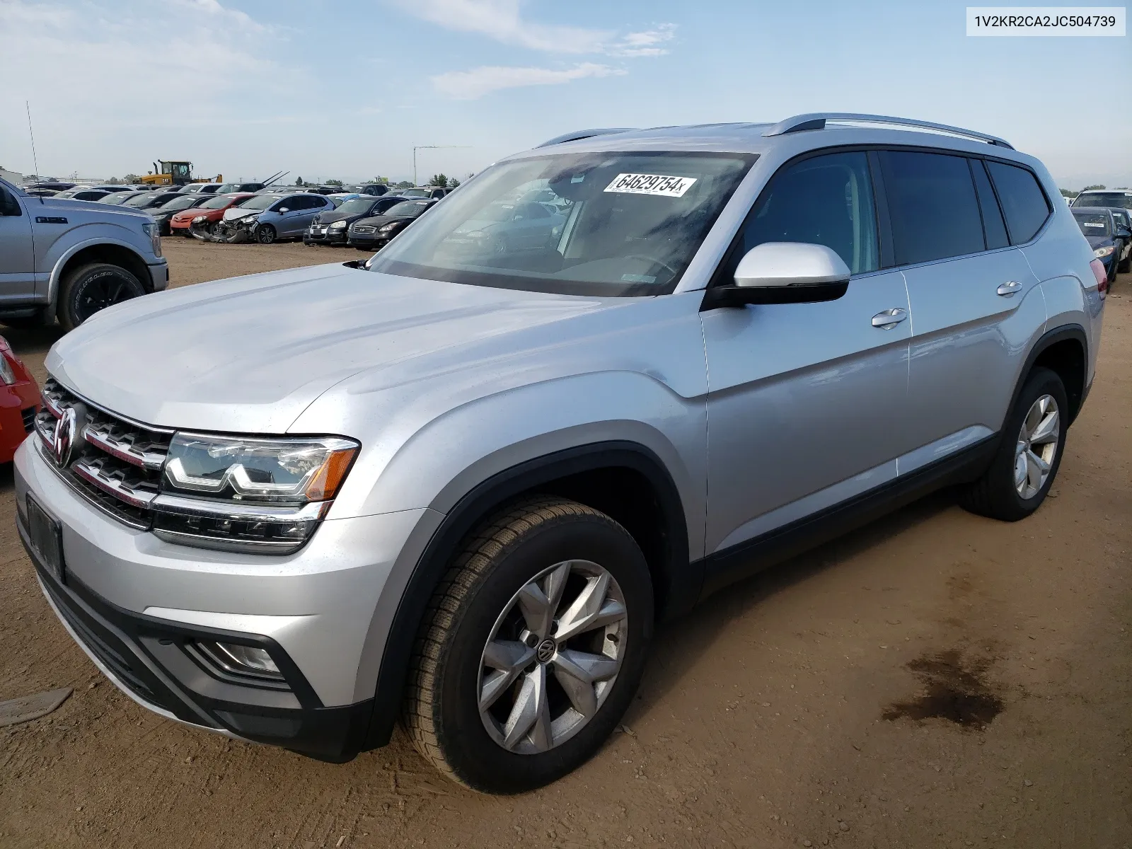 2018 Volkswagen Atlas Se VIN: 1V2KR2CA2JC504739 Lot: 64629754