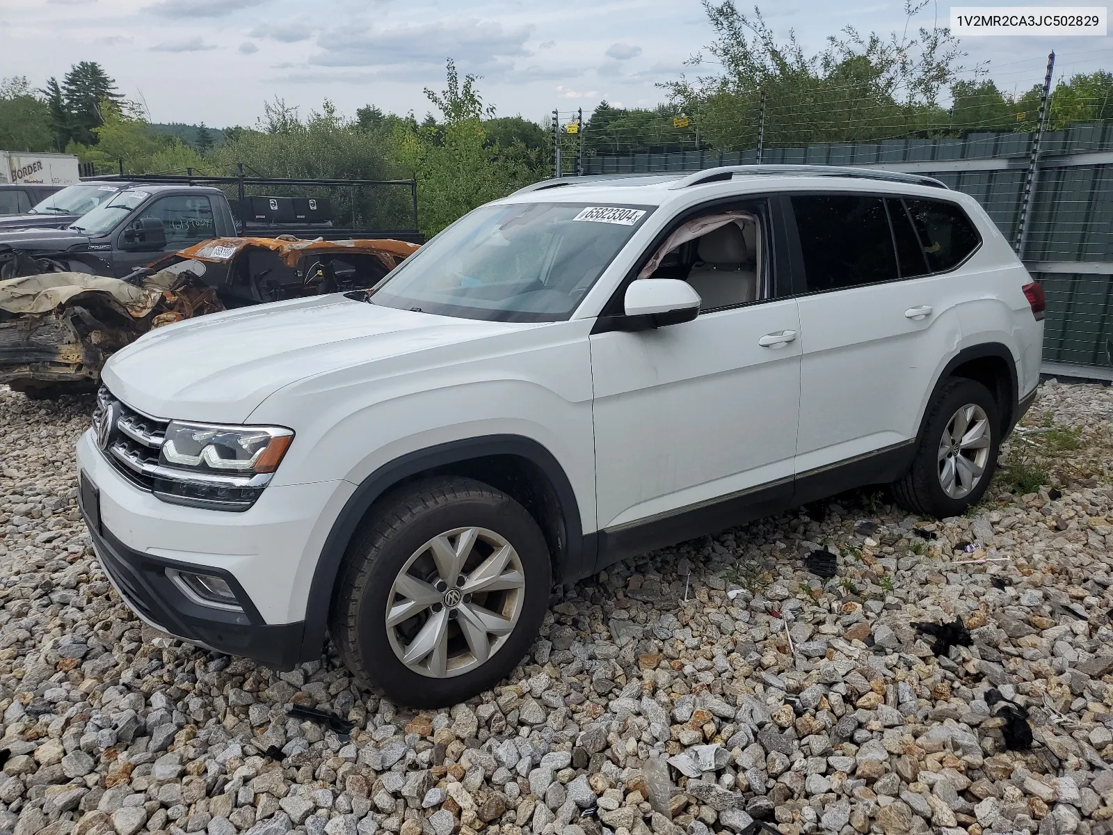 2018 Volkswagen Atlas Sel VIN: 1V2MR2CA3JC502829 Lot: 65823304