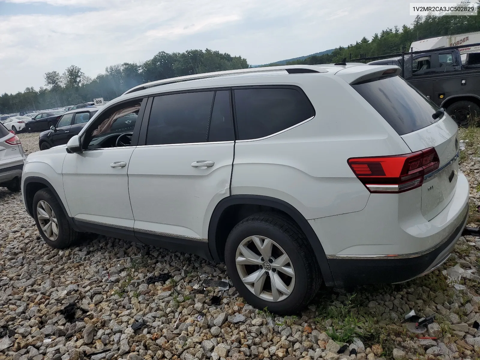 2018 Volkswagen Atlas Sel VIN: 1V2MR2CA3JC502829 Lot: 65823304