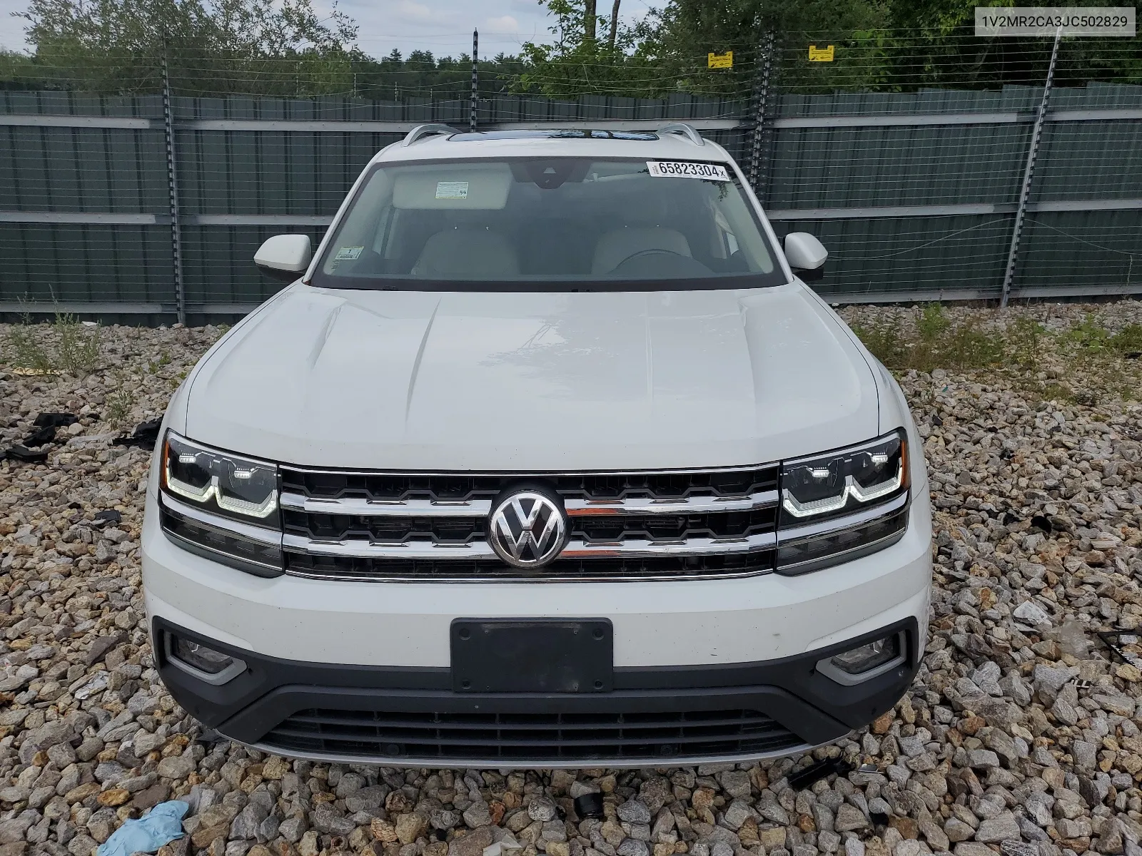 2018 Volkswagen Atlas Sel VIN: 1V2MR2CA3JC502829 Lot: 65823304