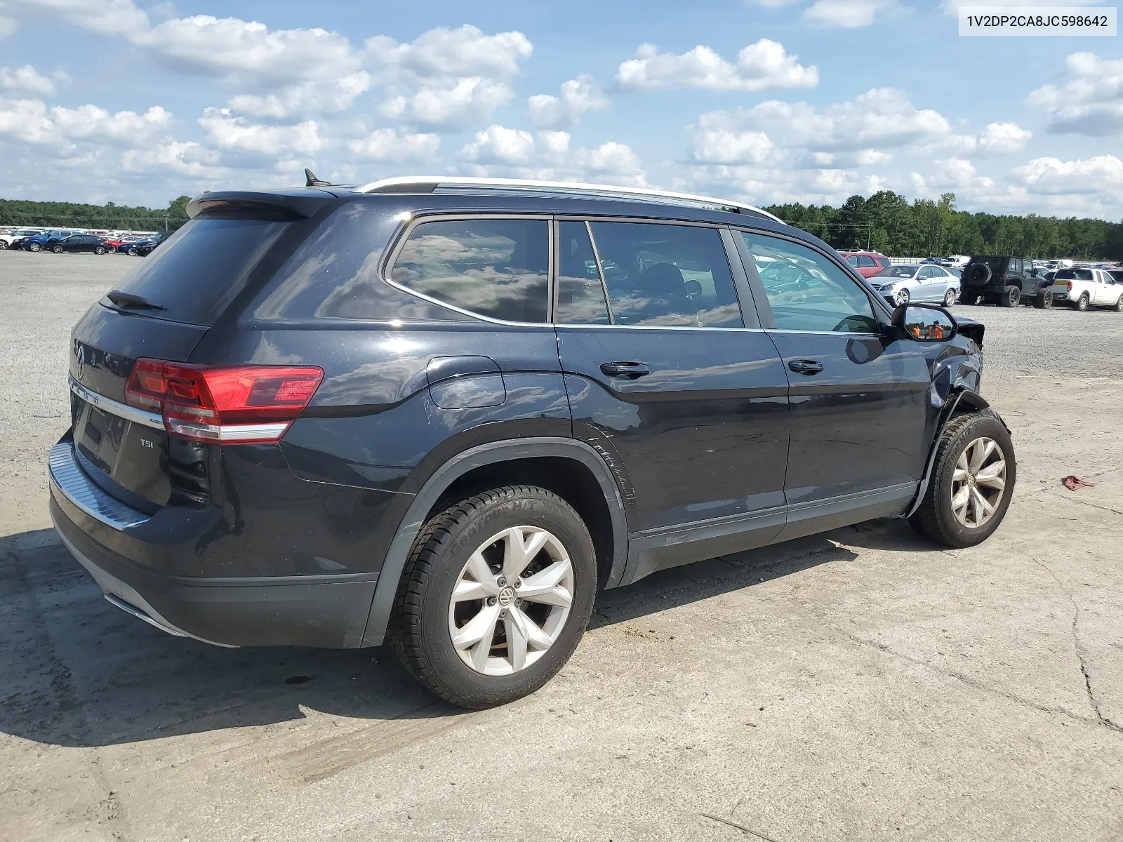 2018 Volkswagen Atlas Se VIN: 1V2DP2CA8JC598642 Lot: 66477274