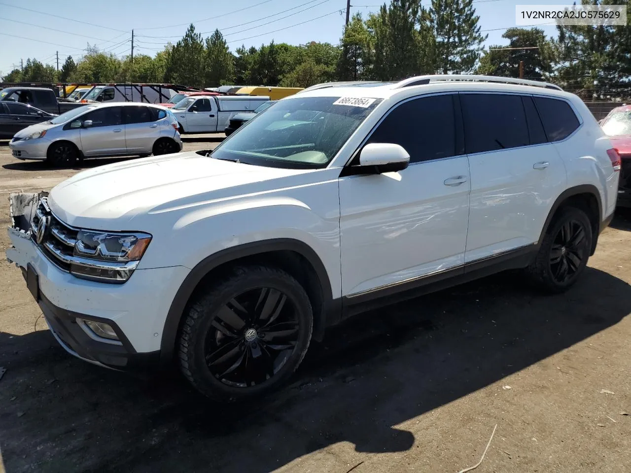 2018 Volkswagen Atlas Sel Premium VIN: 1V2NR2CA2JC575629 Lot: 66673864