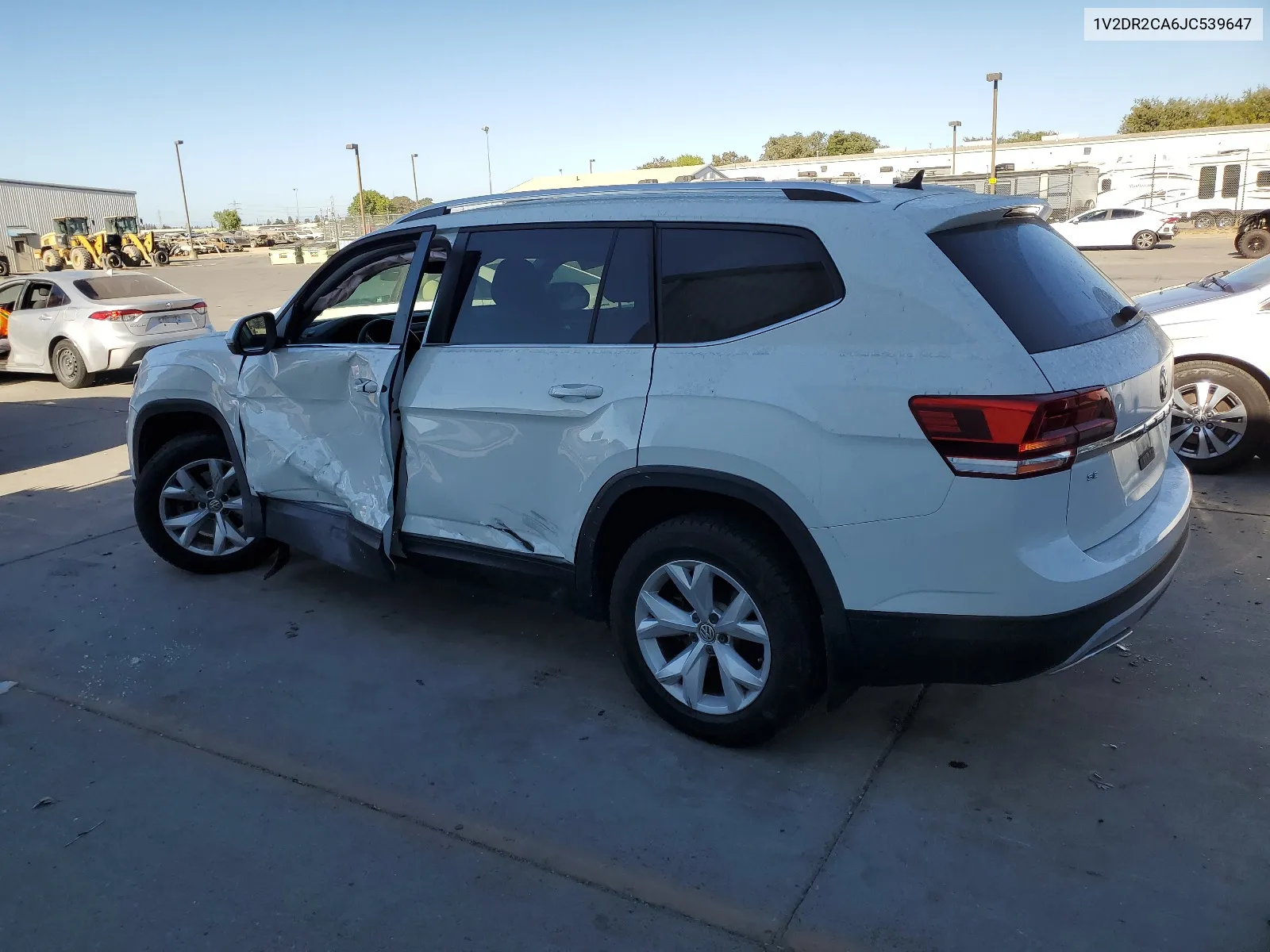 2018 Volkswagen Atlas Se VIN: 1V2DR2CA6JC539647 Lot: 67595084