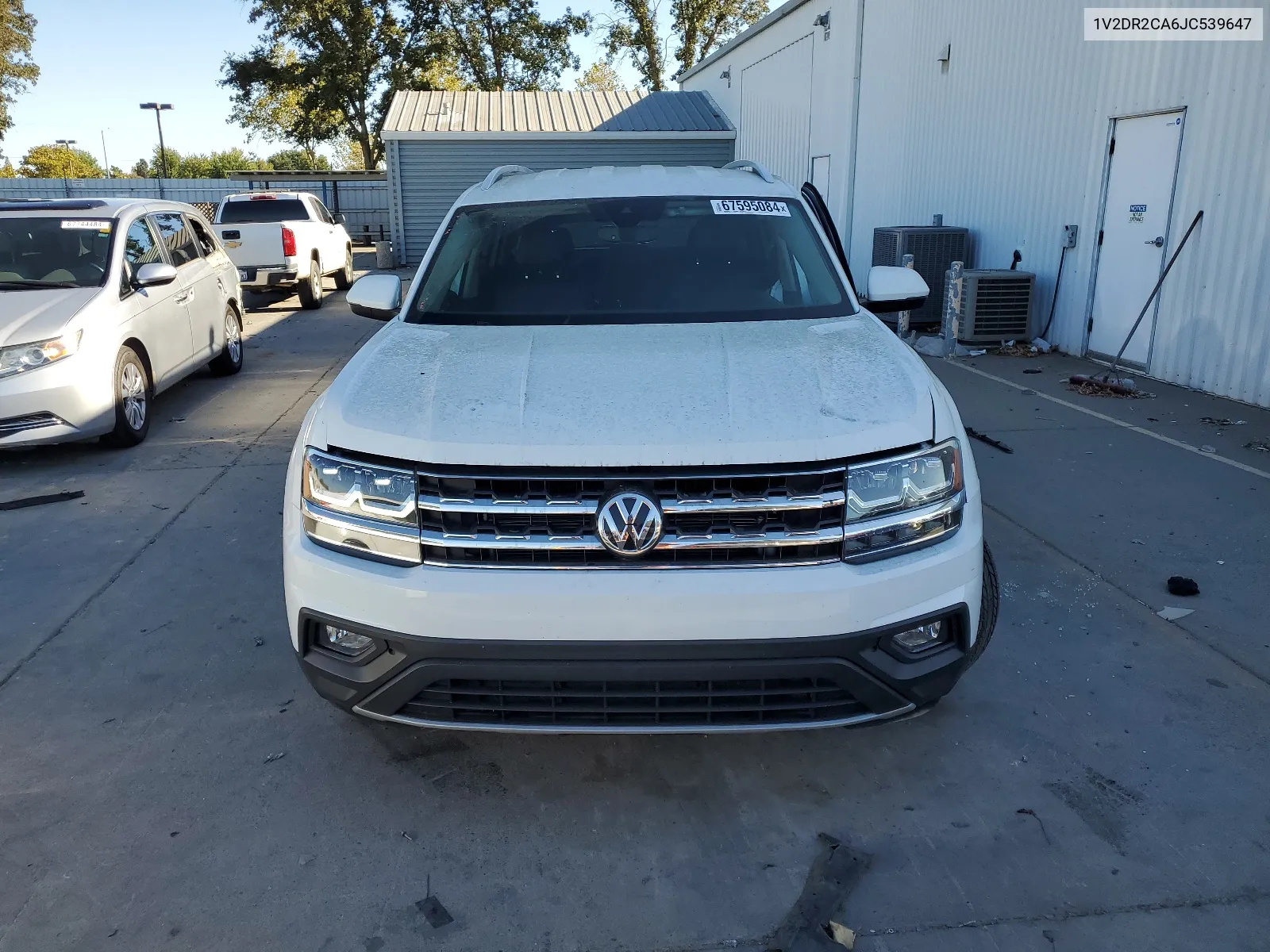 2018 Volkswagen Atlas Se VIN: 1V2DR2CA6JC539647 Lot: 67595084