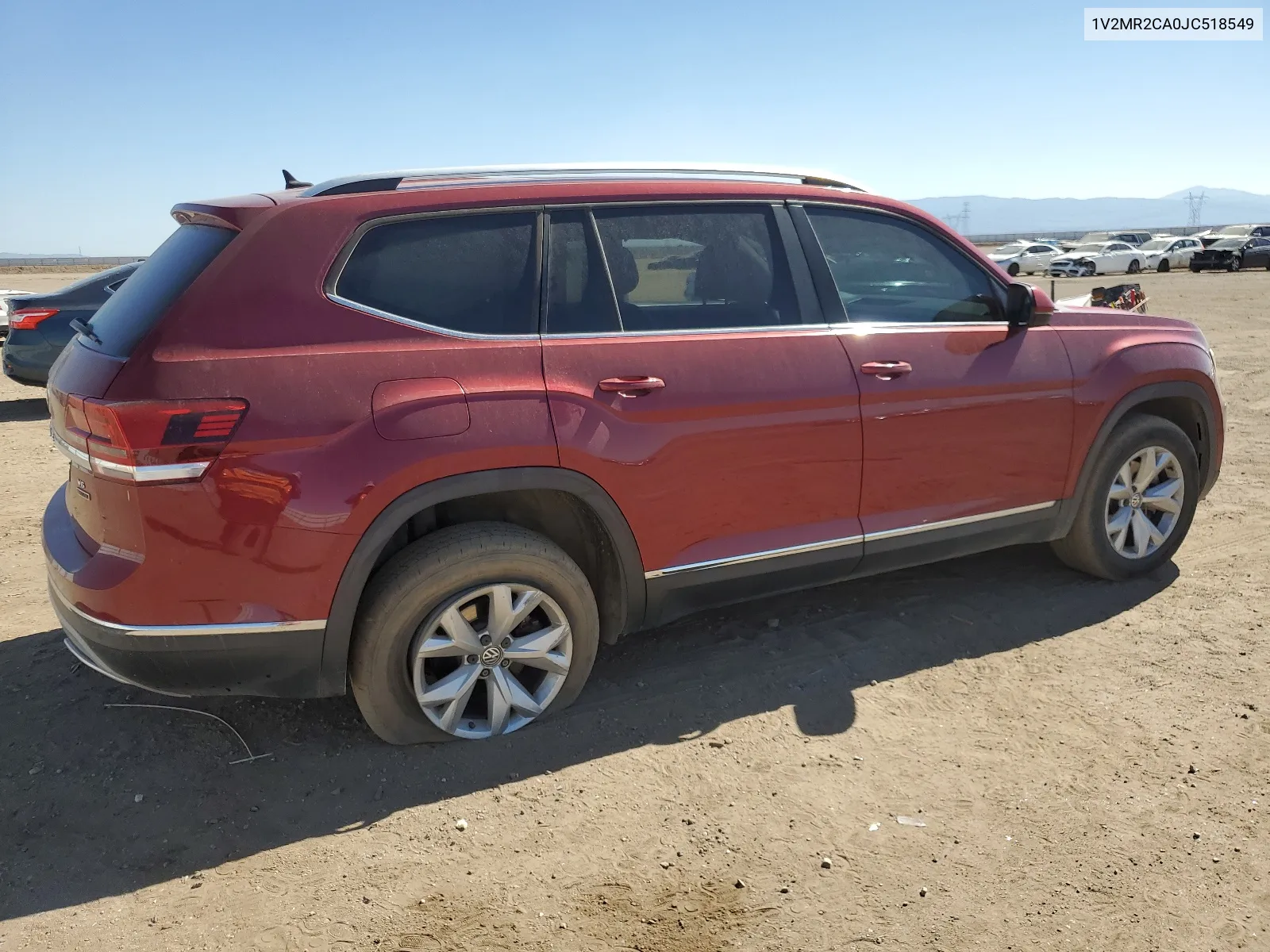 2018 Volkswagen Atlas Sel VIN: 1V2MR2CA0JC518549 Lot: 67607104