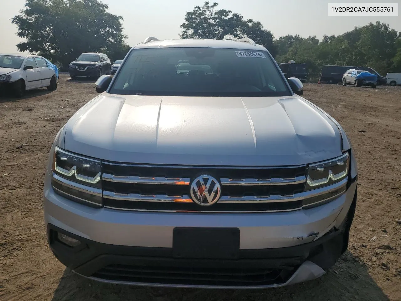 2018 Volkswagen Atlas Se VIN: 1V2DR2CA7JC555761 Lot: 67888674