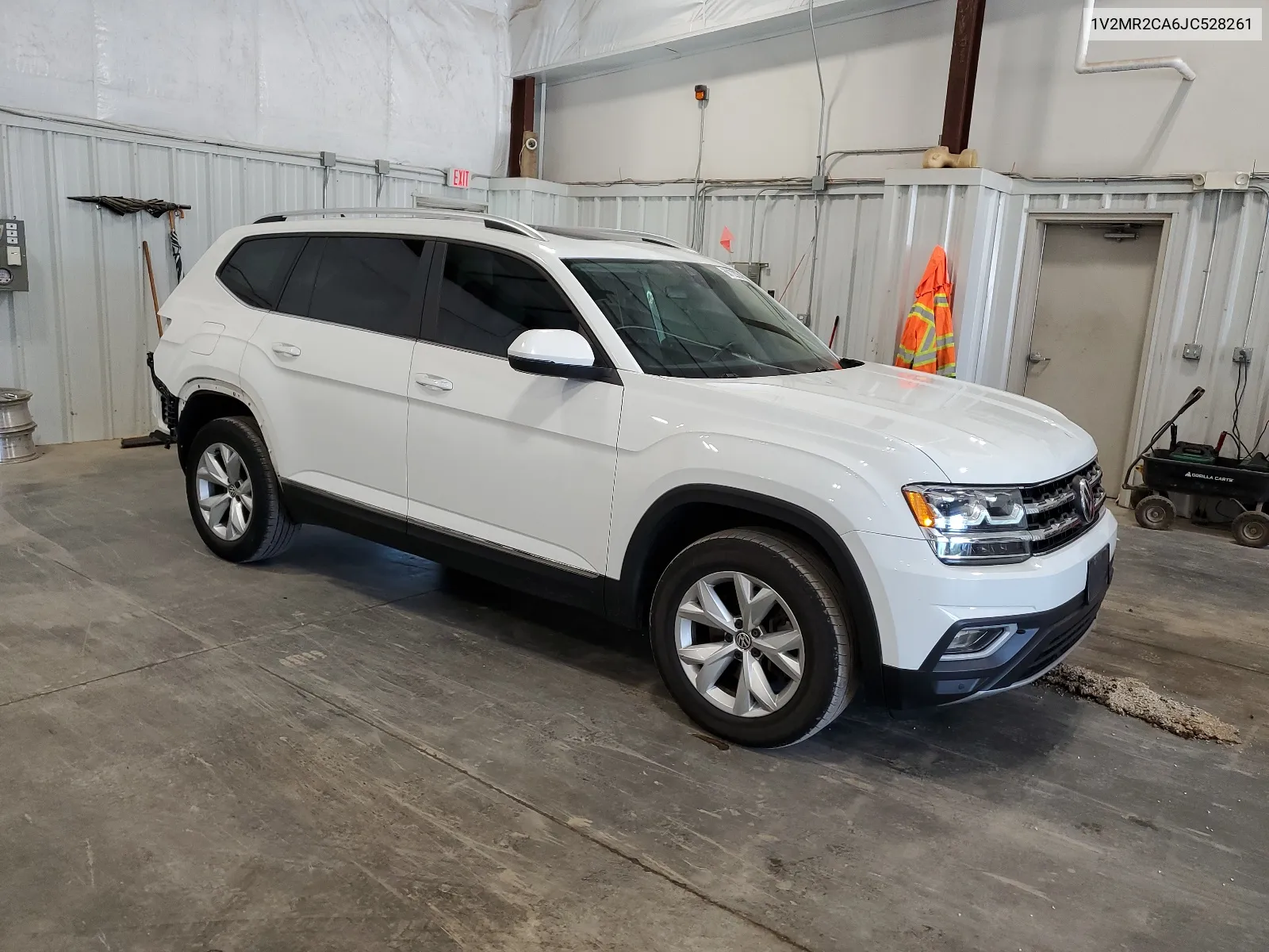 2018 Volkswagen Atlas Sel VIN: 1V2MR2CA6JC528261 Lot: 68122164