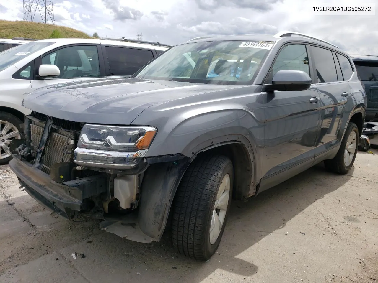 2018 Volkswagen Atlas Se VIN: 1V2LR2CA1JC505272 Lot: 68469764