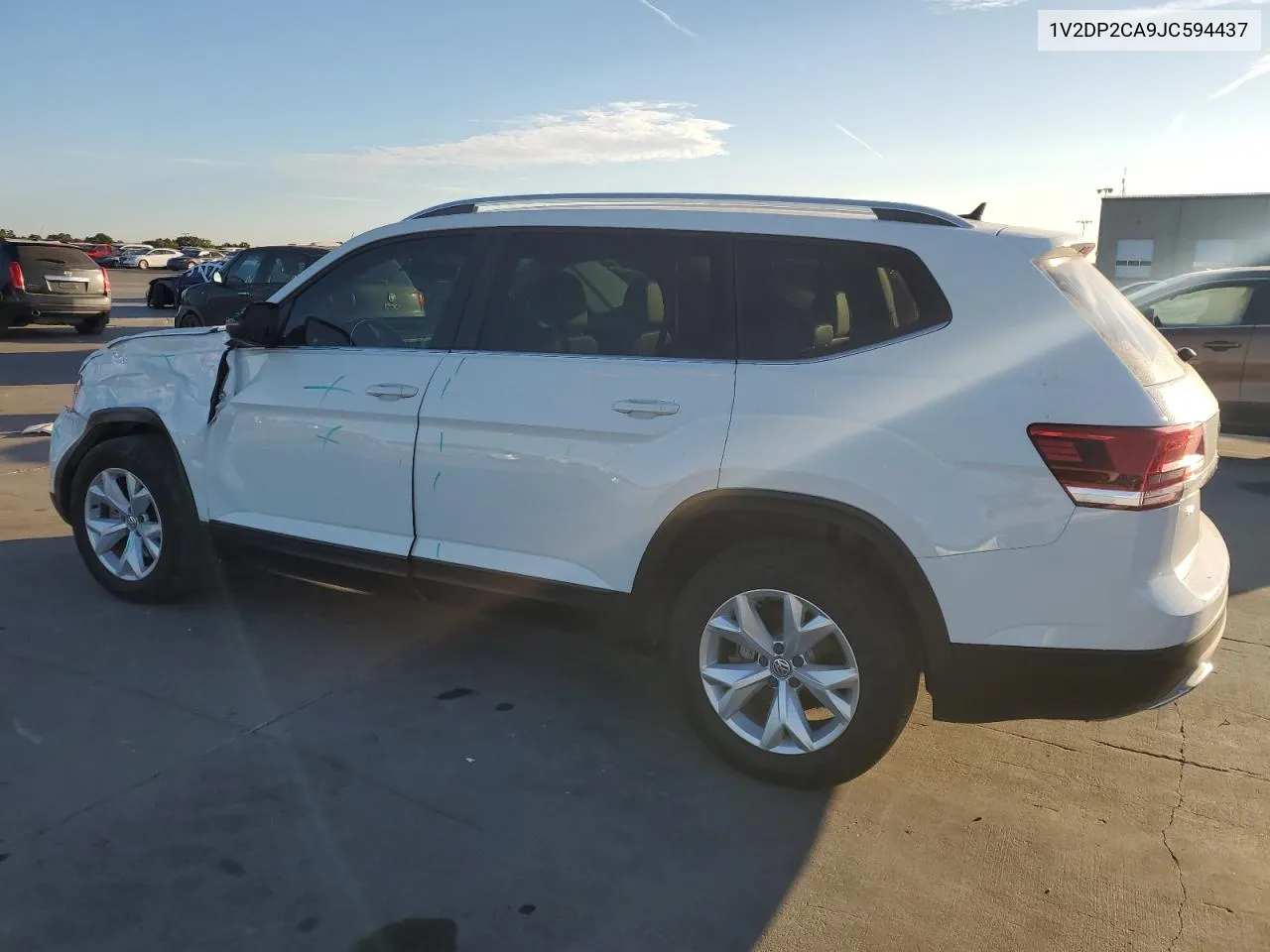 2018 Volkswagen Atlas Se VIN: 1V2DP2CA9JC594437 Lot: 68584374