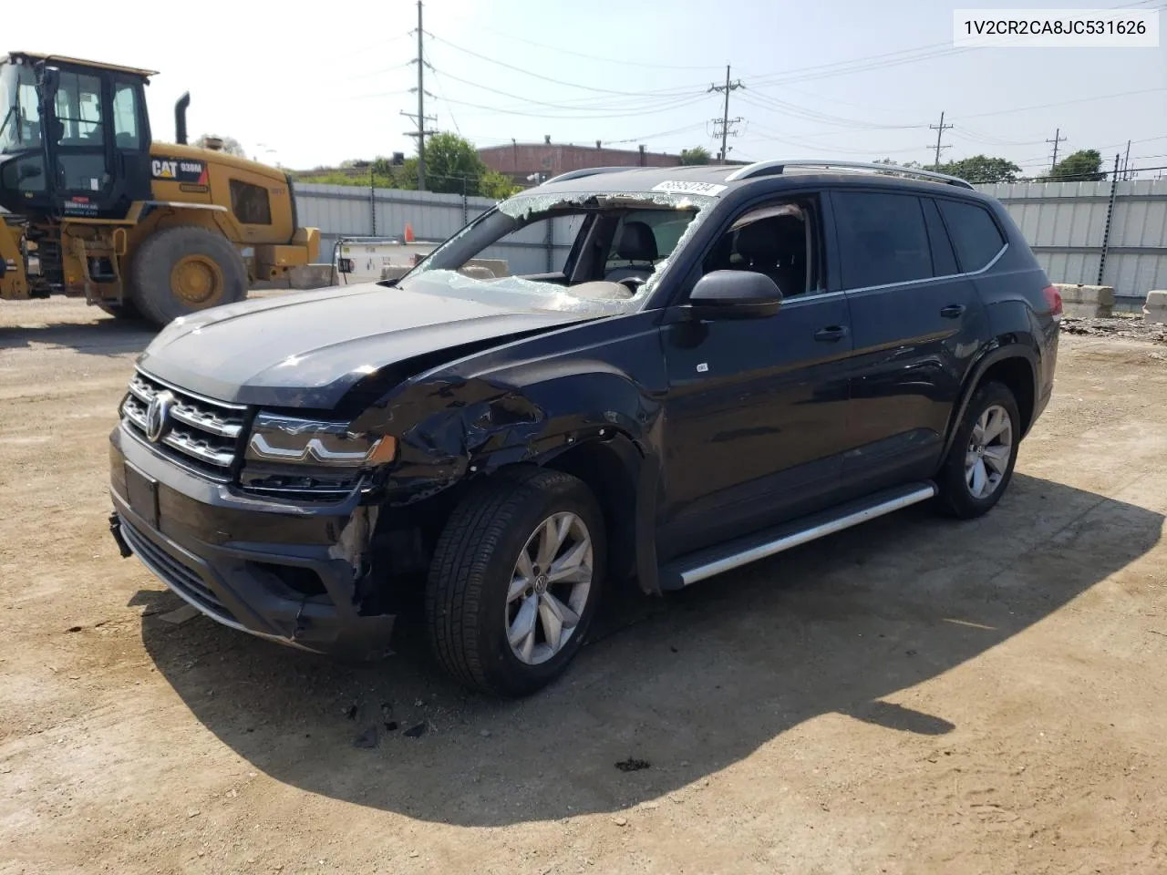 2018 Volkswagen Atlas Se VIN: 1V2CR2CA8JC531626 Lot: 68950734