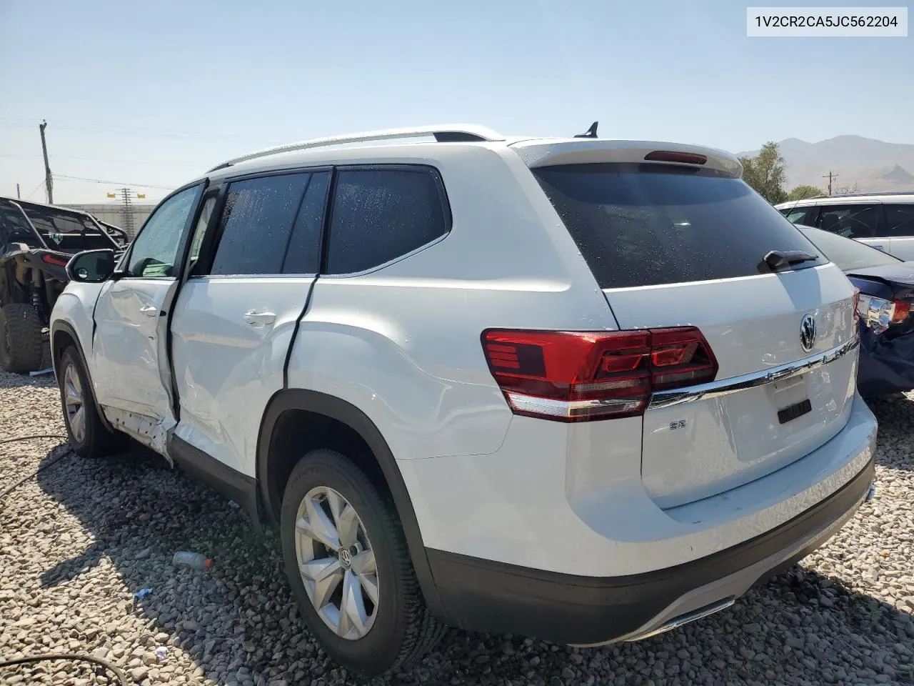 2018 Volkswagen Atlas Se VIN: 1V2CR2CA5JC562204 Lot: 69126084