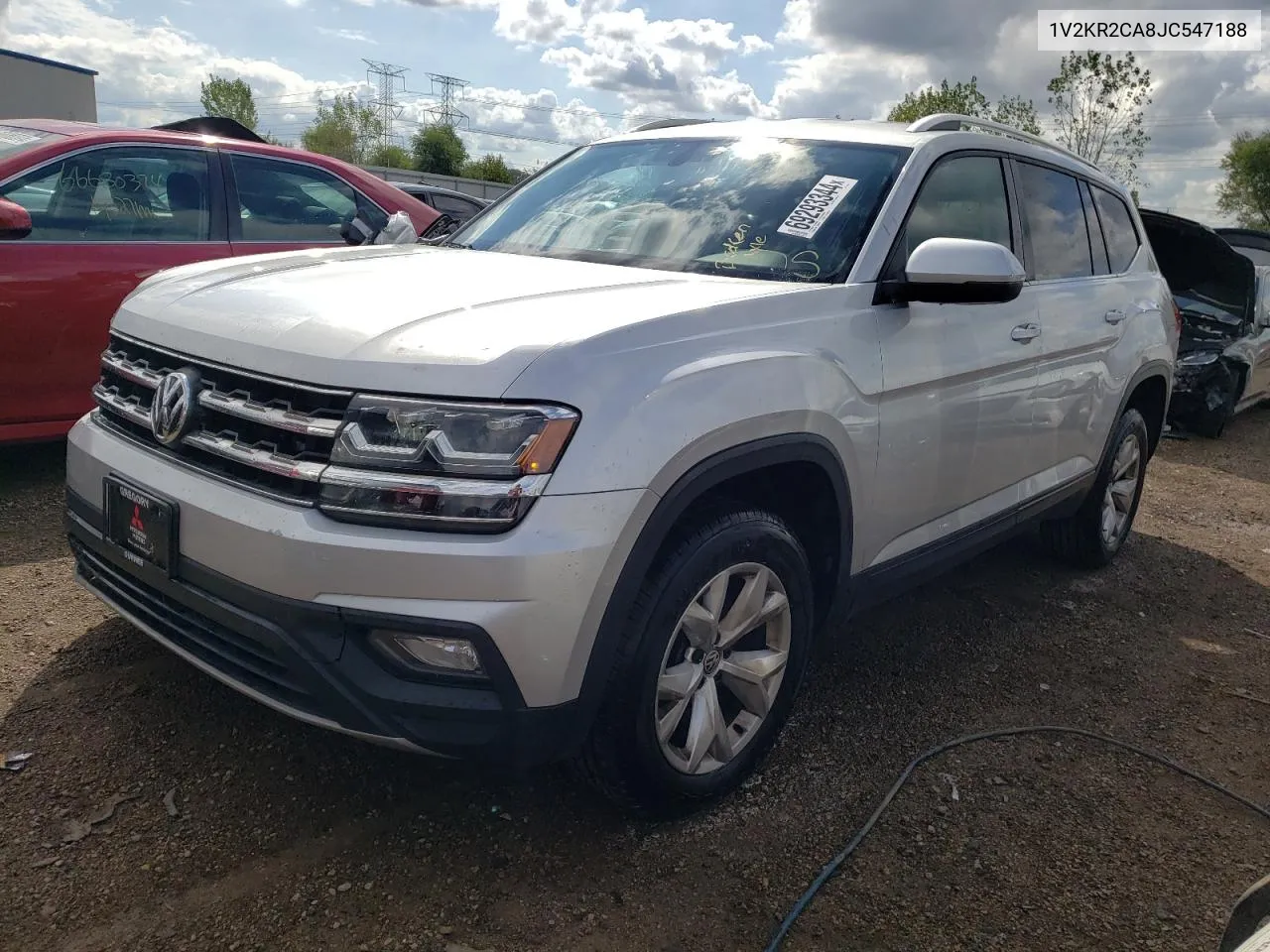 2018 Volkswagen Atlas Se VIN: 1V2KR2CA8JC547188 Lot: 69293344