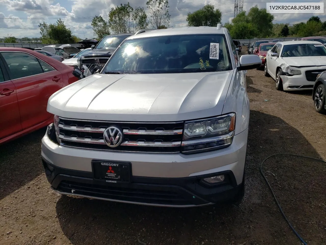 2018 Volkswagen Atlas Se VIN: 1V2KR2CA8JC547188 Lot: 69293344