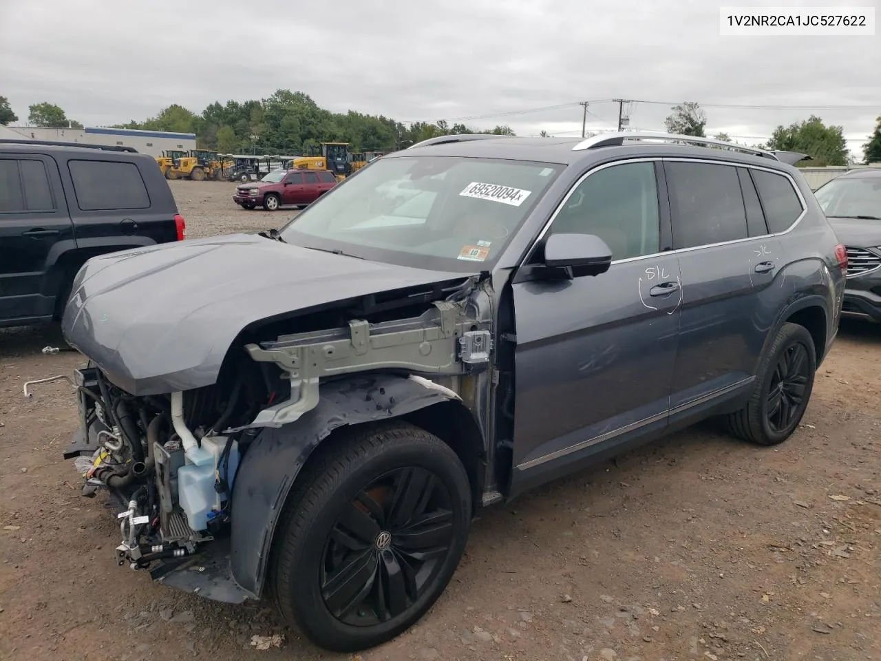 2018 Volkswagen Atlas Sel Premium VIN: 1V2NR2CA1JC527622 Lot: 69520094