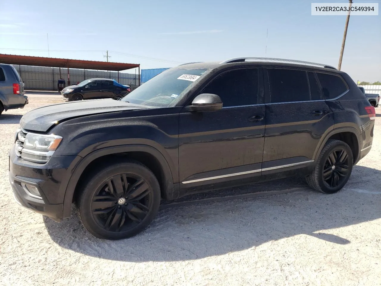 2018 Volkswagen Atlas Sel VIN: 1V2ER2CA3JC549394 Lot: 69523684