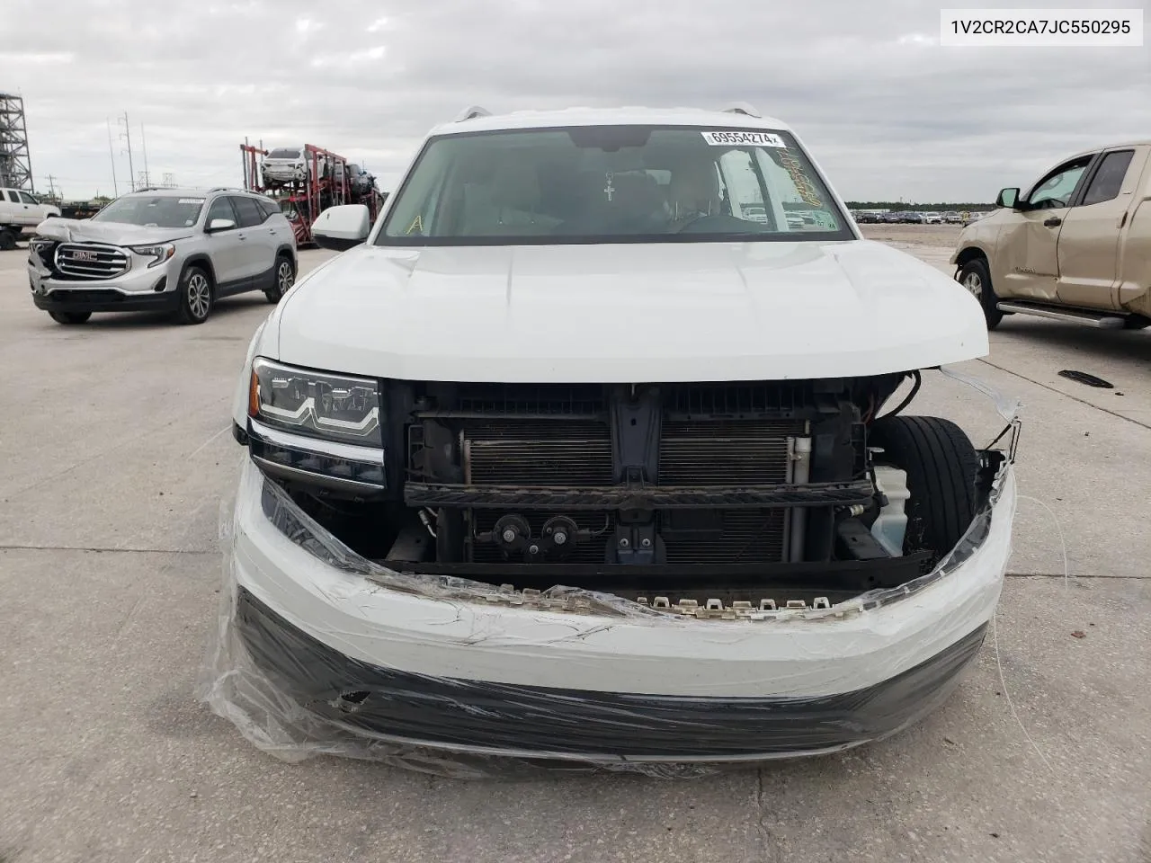 2018 Volkswagen Atlas Se VIN: 1V2CR2CA7JC550295 Lot: 69554274