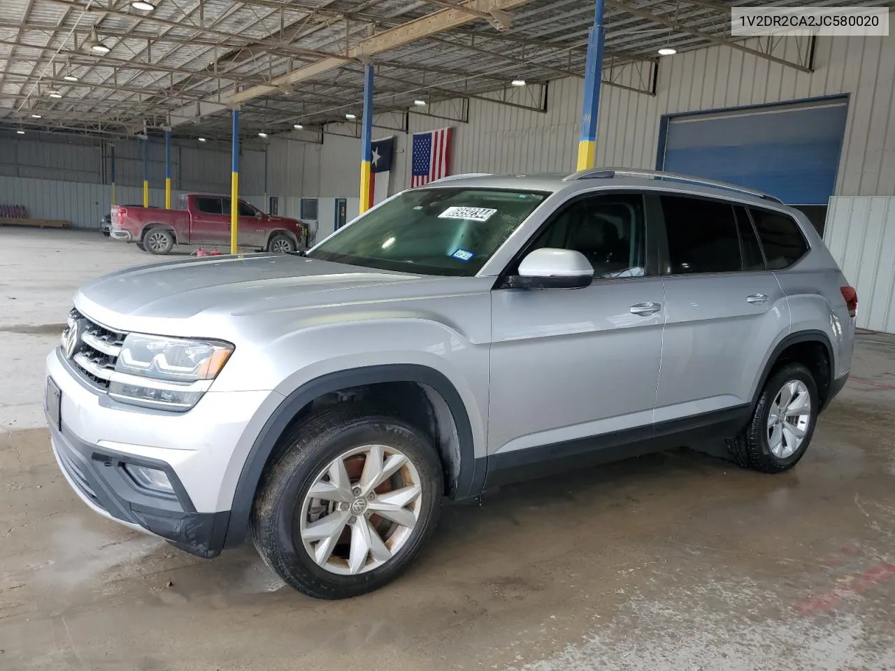 1V2DR2CA2JC580020 2018 Volkswagen Atlas Se