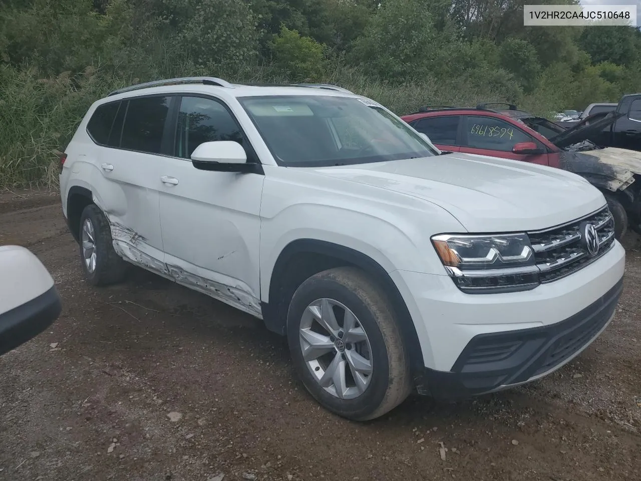 2018 Volkswagen Atlas VIN: 1V2HR2CA4JC510648 Lot: 69645364