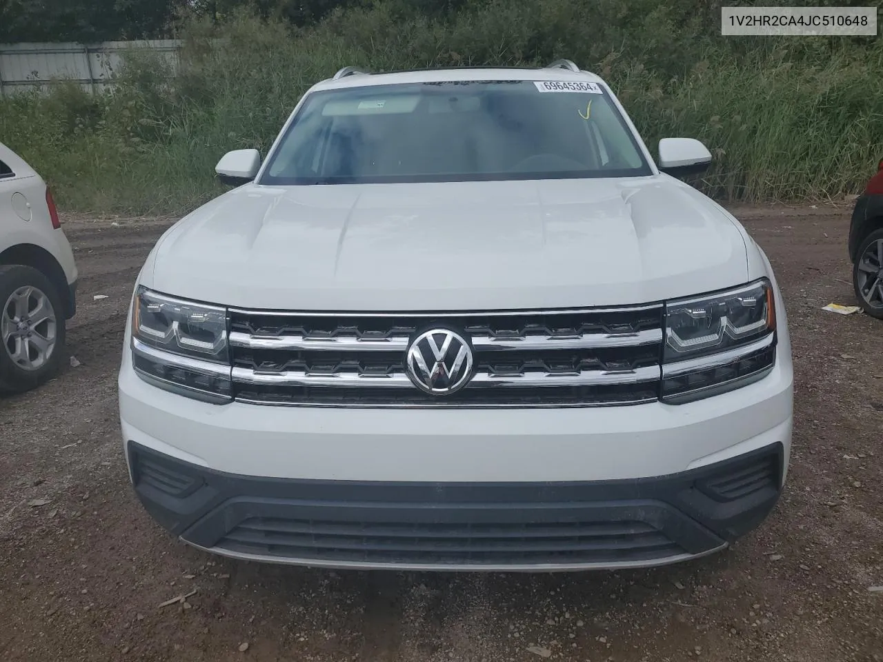 2018 Volkswagen Atlas VIN: 1V2HR2CA4JC510648 Lot: 69645364