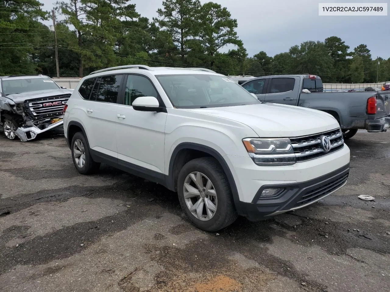 2018 Volkswagen Atlas Se VIN: 1V2CR2CA2JC597489 Lot: 69947744