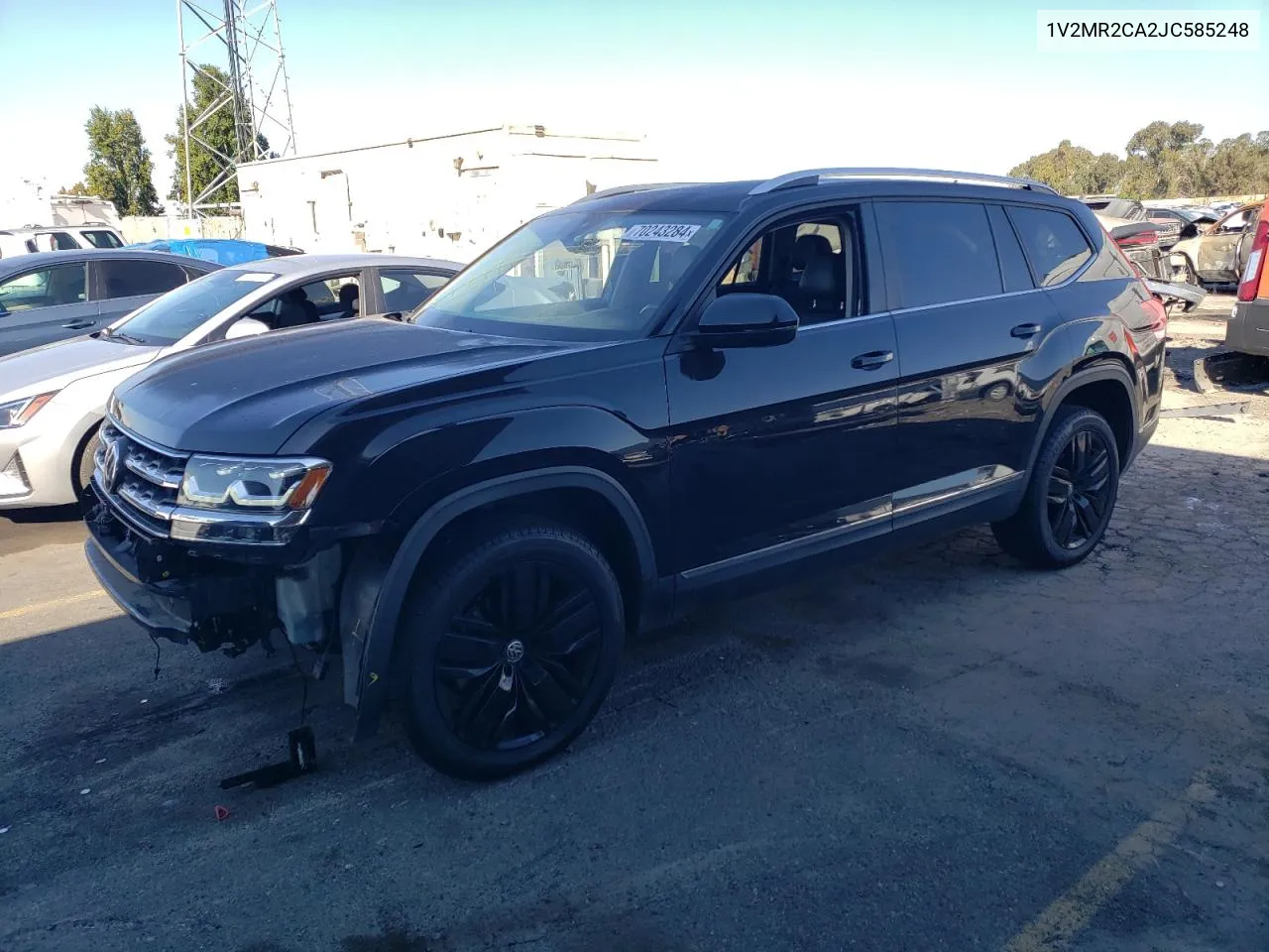 2018 Volkswagen Atlas Sel VIN: 1V2MR2CA2JC585248 Lot: 70243284