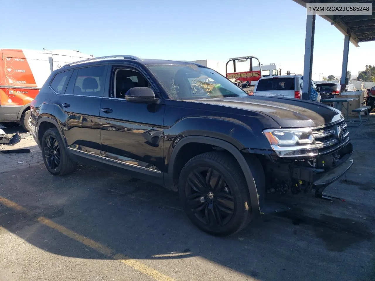 2018 Volkswagen Atlas Sel VIN: 1V2MR2CA2JC585248 Lot: 70243284