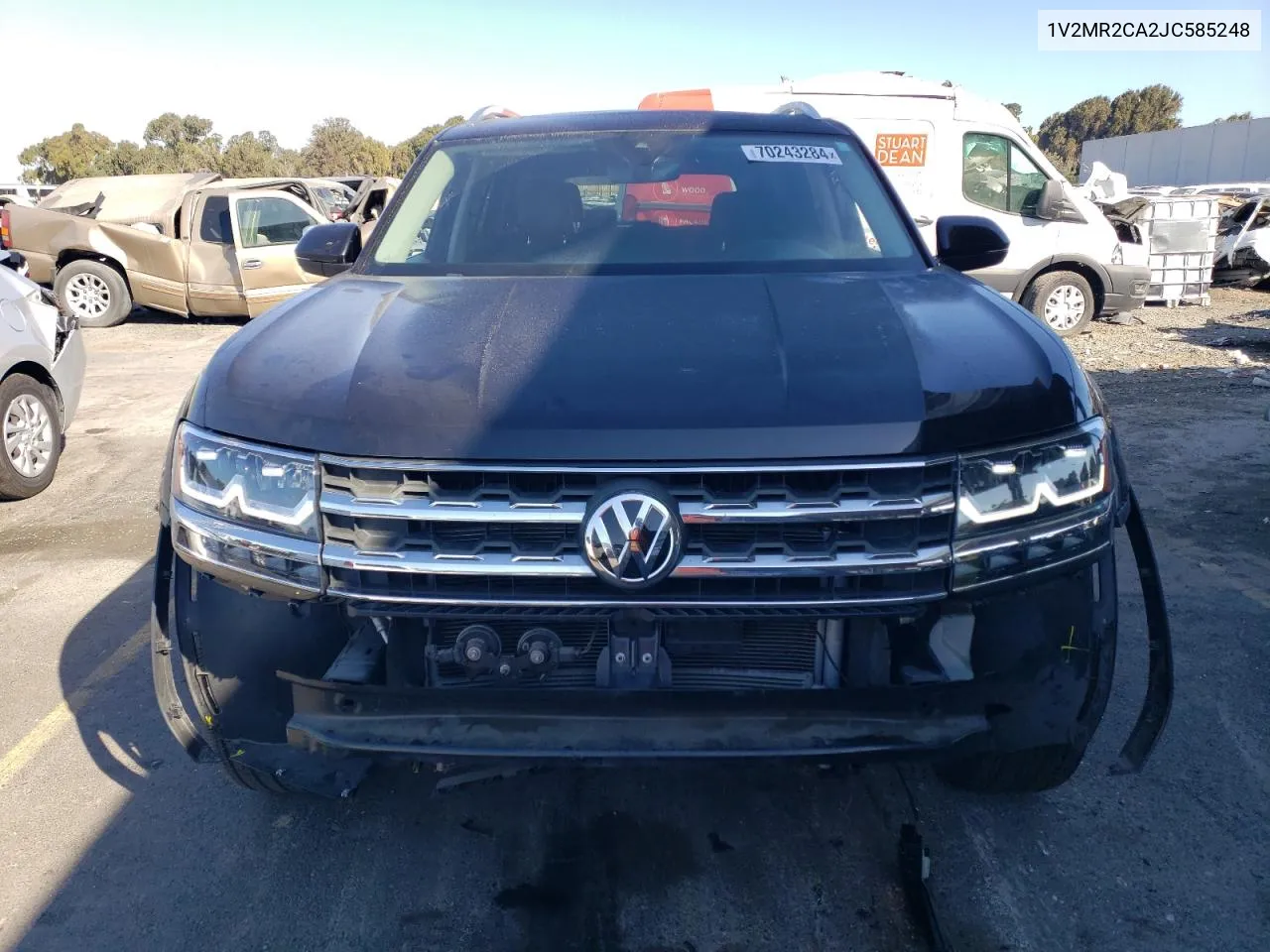 2018 Volkswagen Atlas Sel VIN: 1V2MR2CA2JC585248 Lot: 70243284