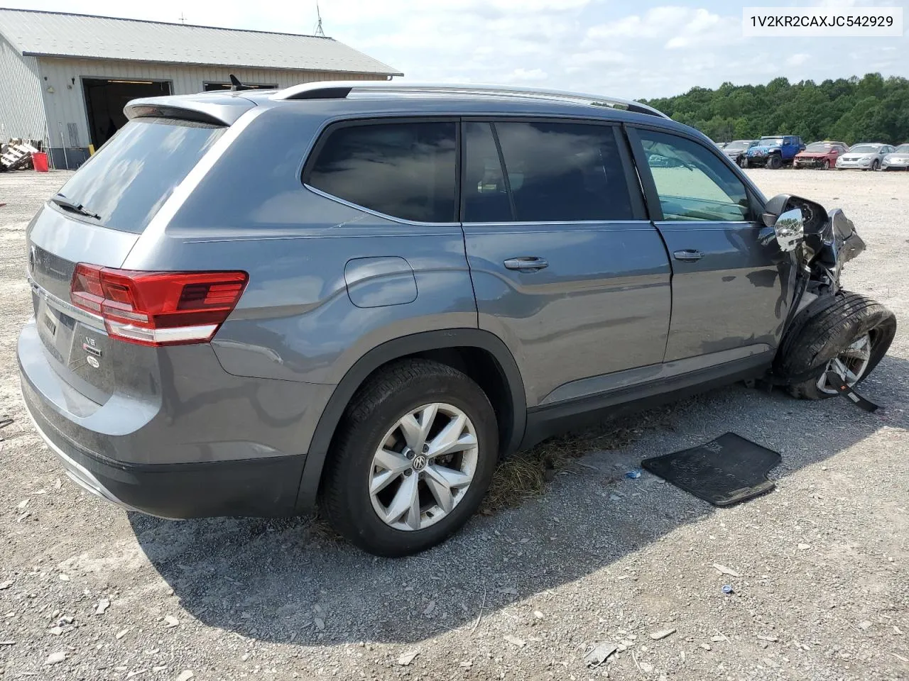 2018 Volkswagen Atlas Se VIN: 1V2KR2CAXJC542929 Lot: 70423764