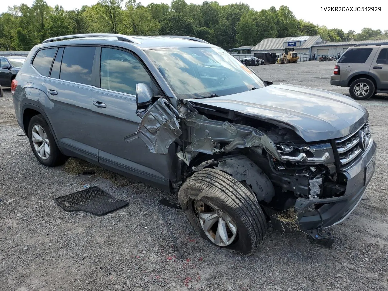 2018 Volkswagen Atlas Se VIN: 1V2KR2CAXJC542929 Lot: 70423764