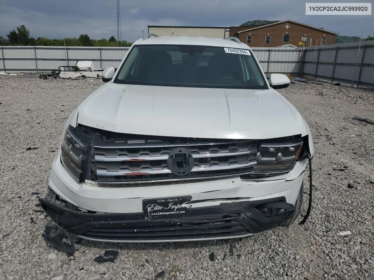 2018 Volkswagen Atlas Se VIN: 1V2CP2CA2JC593920 Lot: 70492264