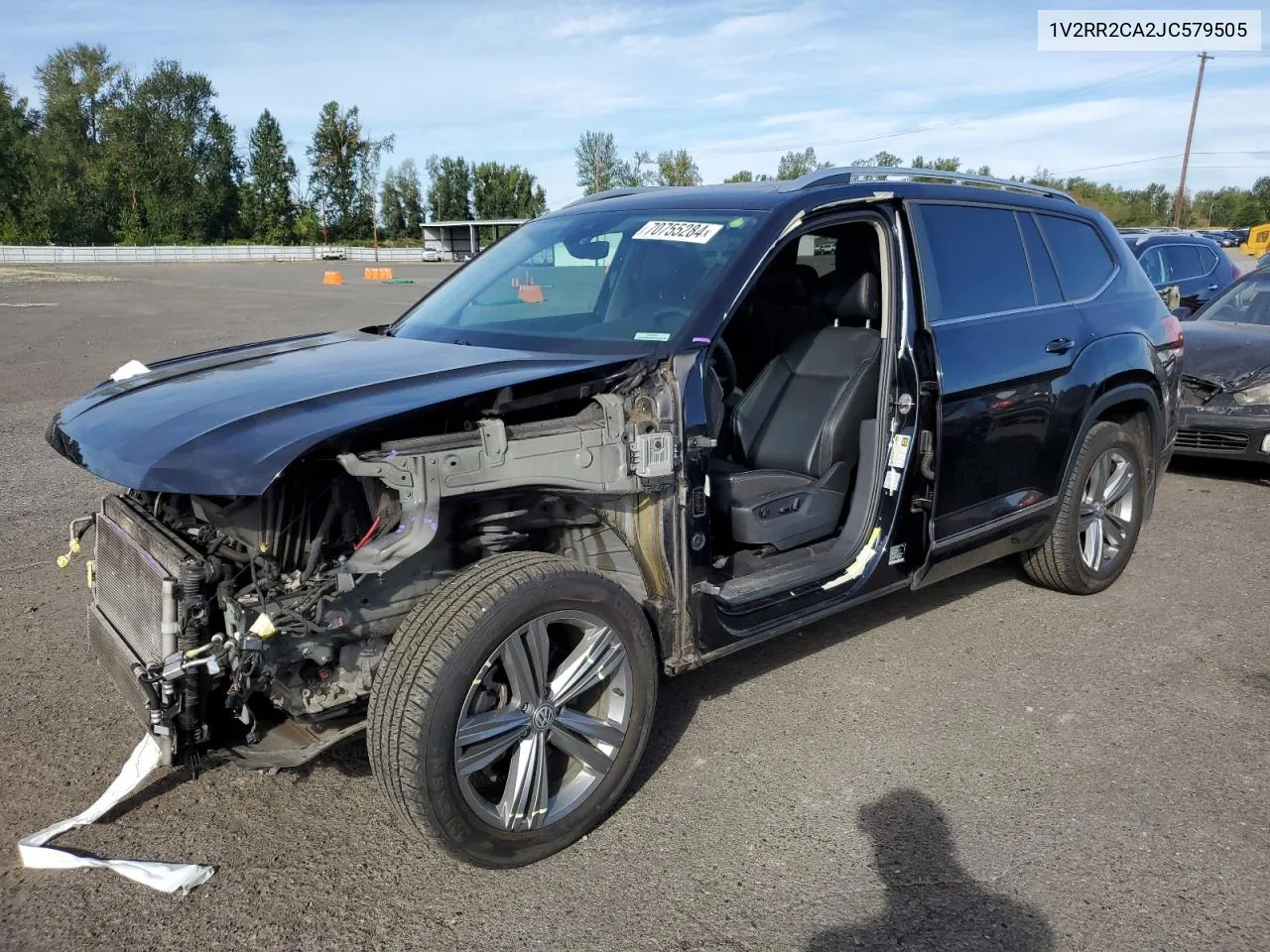 2018 Volkswagen Atlas Sel VIN: 1V2RR2CA2JC579505 Lot: 70755284