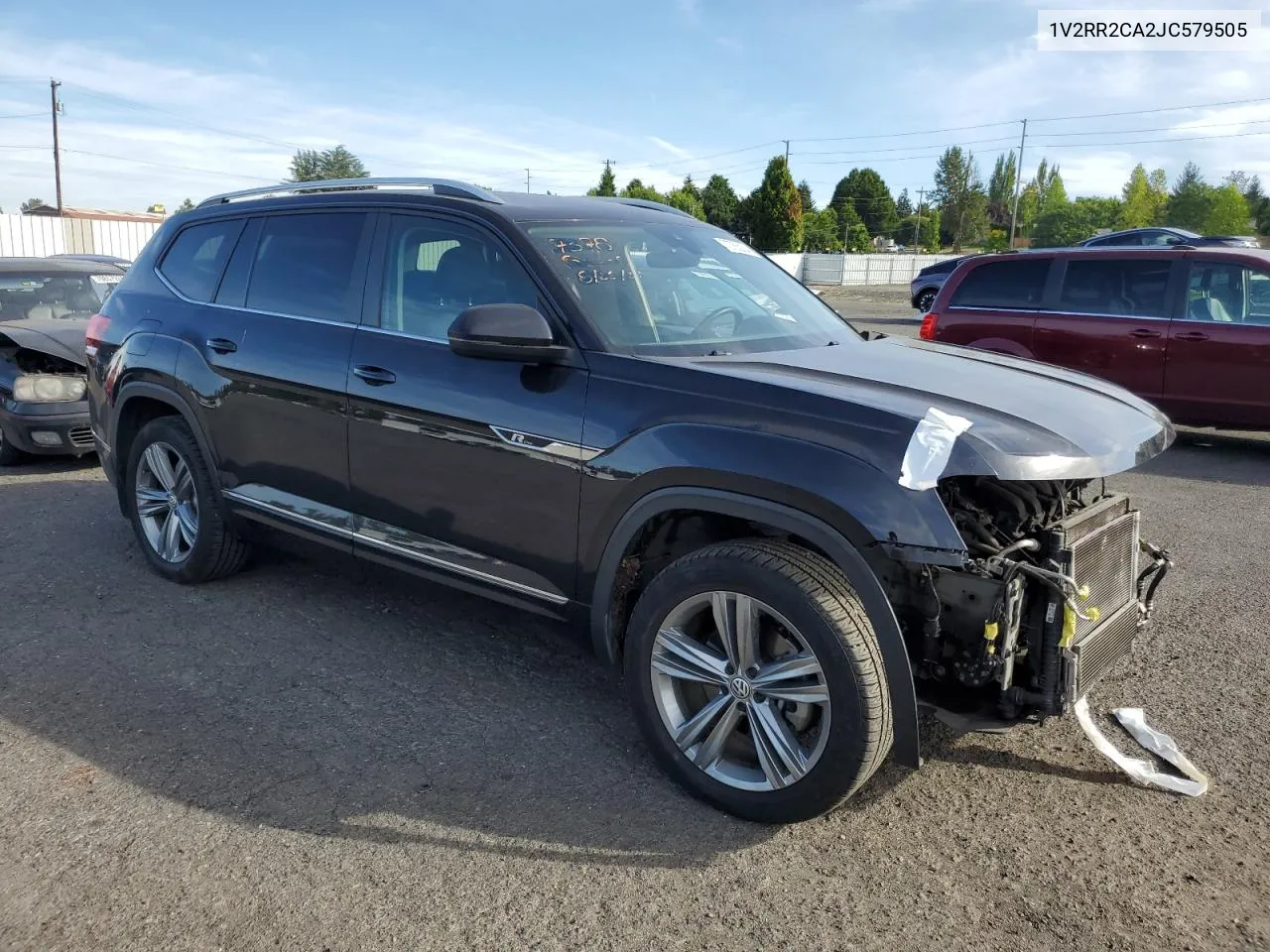 2018 Volkswagen Atlas Sel VIN: 1V2RR2CA2JC579505 Lot: 70755284