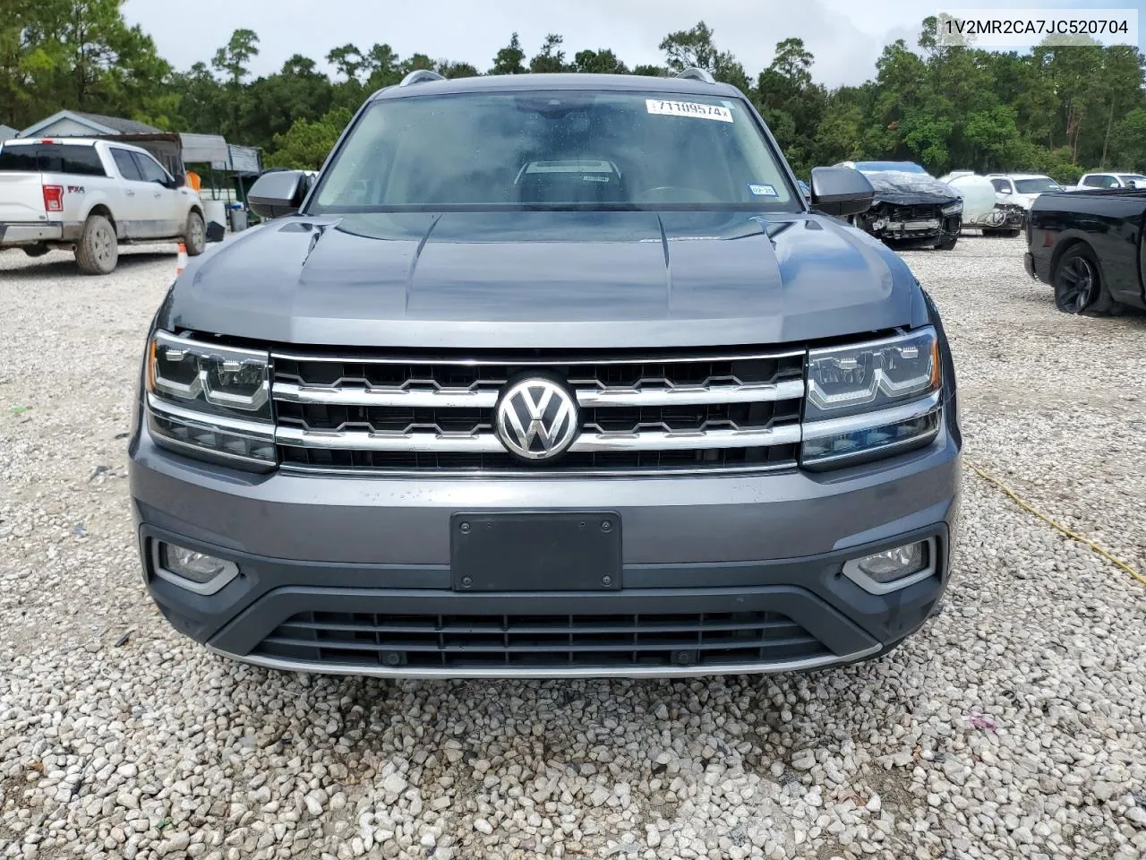 2018 Volkswagen Atlas Sel VIN: 1V2MR2CA7JC520704 Lot: 71109574