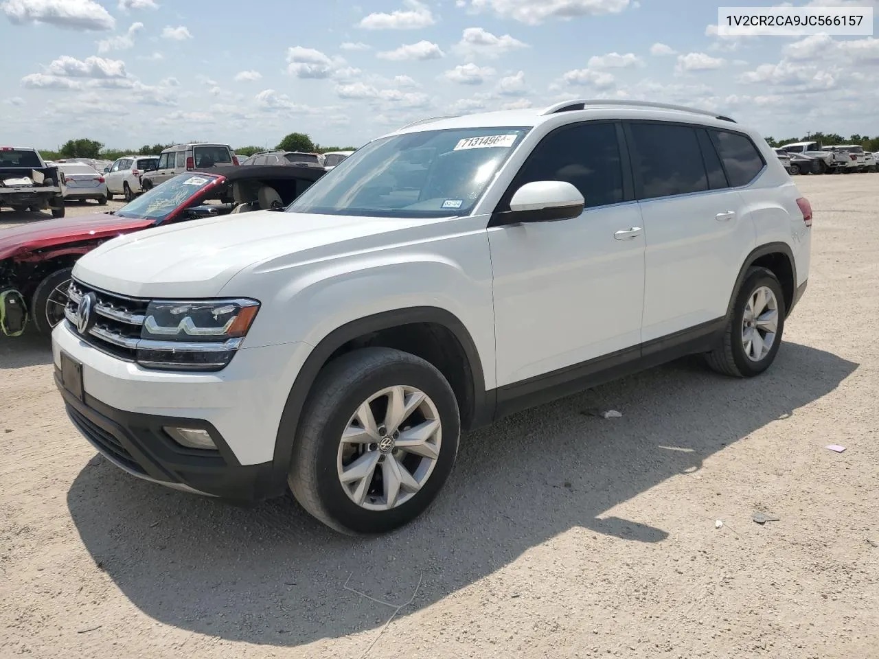 2018 Volkswagen Atlas Se VIN: 1V2CR2CA9JC566157 Lot: 71314964