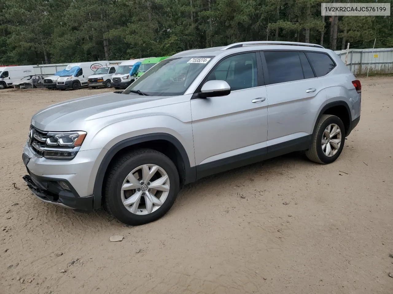 2018 Volkswagen Atlas Se VIN: 1V2KR2CA4JC576199 Lot: 71535274