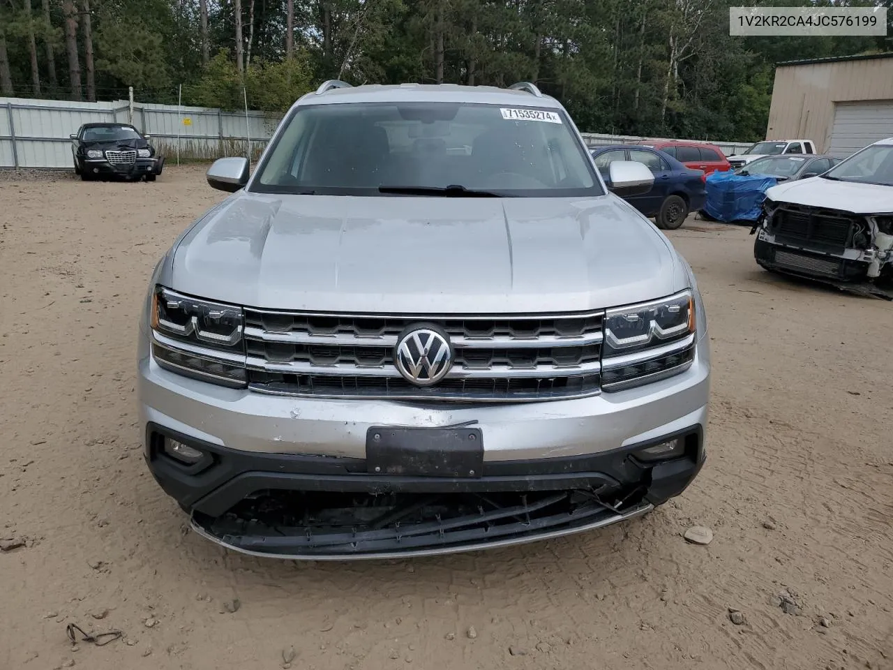 2018 Volkswagen Atlas Se VIN: 1V2KR2CA4JC576199 Lot: 71535274