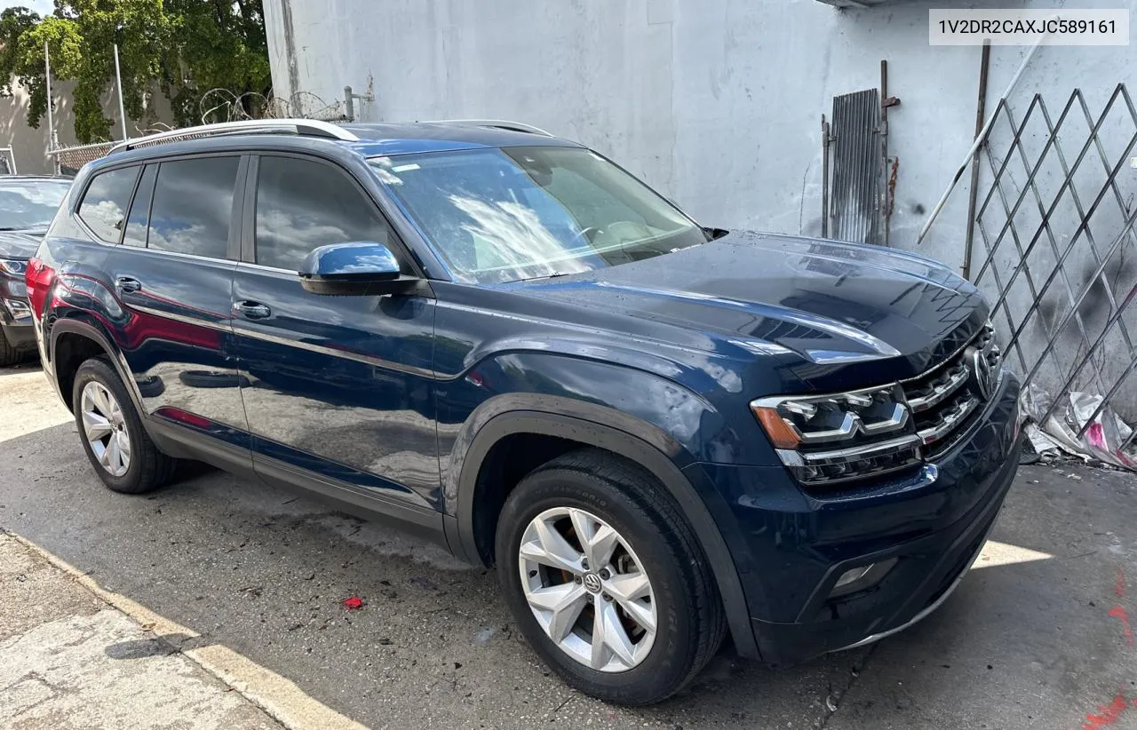 2018 Volkswagen Atlas Se VIN: 1V2DR2CAXJC589161 Lot: 71579854