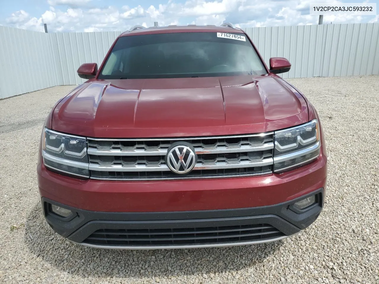 1V2CP2CA3JC593232 2018 Volkswagen Atlas Se