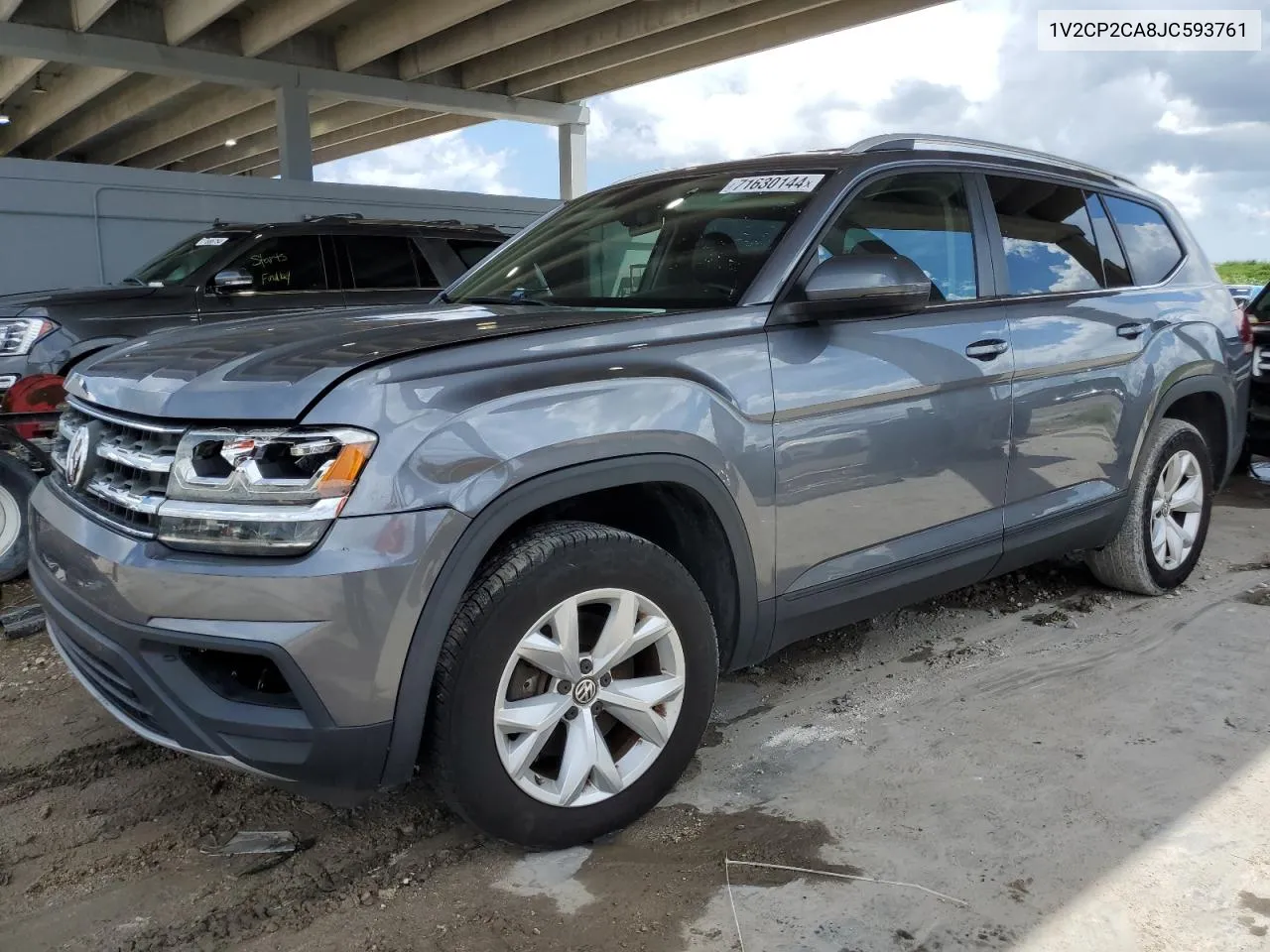 2018 Volkswagen Atlas Se VIN: 1V2CP2CA8JC593761 Lot: 71630144