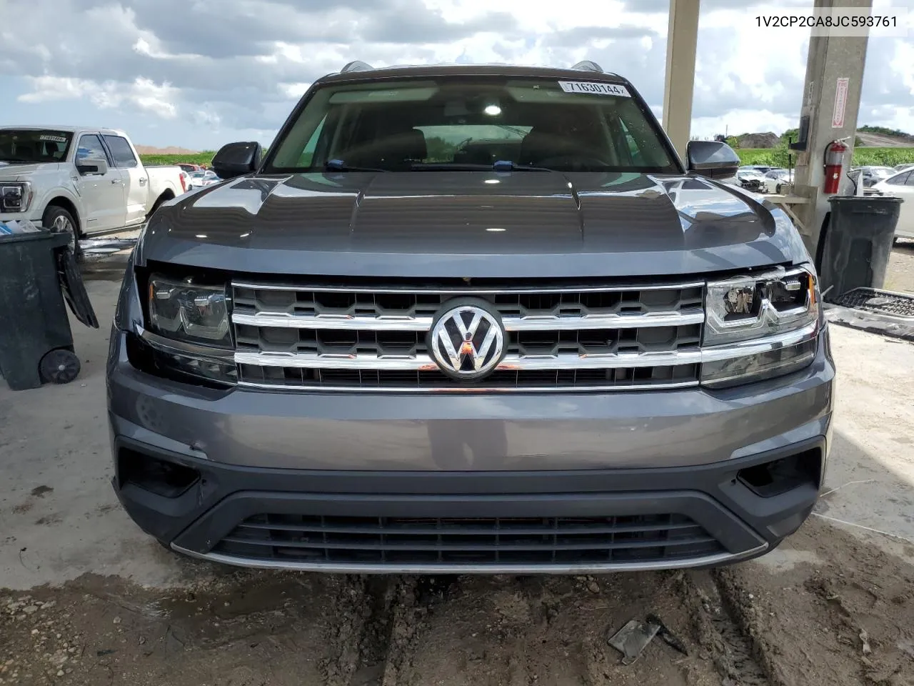 2018 Volkswagen Atlas Se VIN: 1V2CP2CA8JC593761 Lot: 71630144