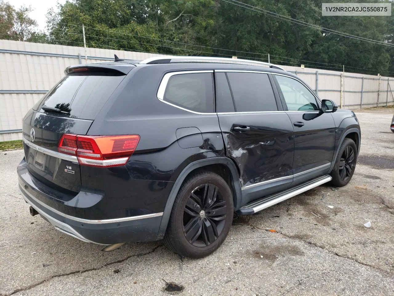 2018 Volkswagen Atlas Sel Premium VIN: 1V2NR2CA2JC550875 Lot: 71669404