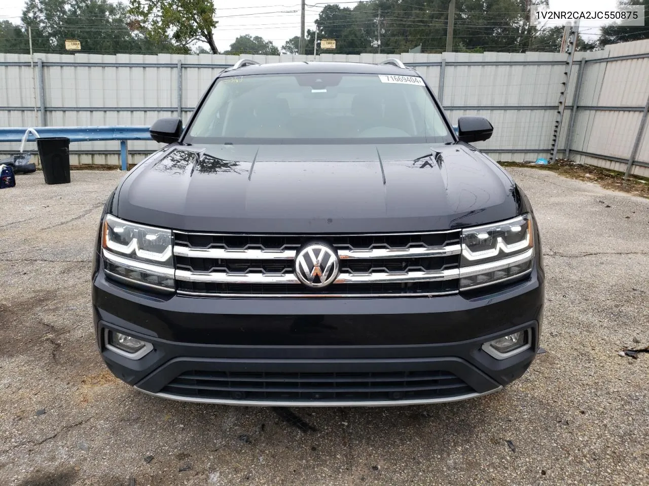 2018 Volkswagen Atlas Sel Premium VIN: 1V2NR2CA2JC550875 Lot: 71669404