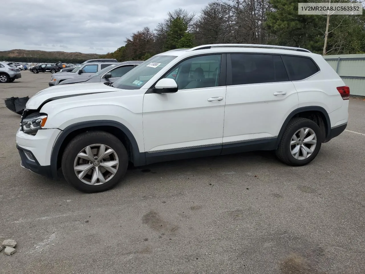 2018 Volkswagen Atlas Sel VIN: 1V2MR2CA8JC563352 Lot: 72134884