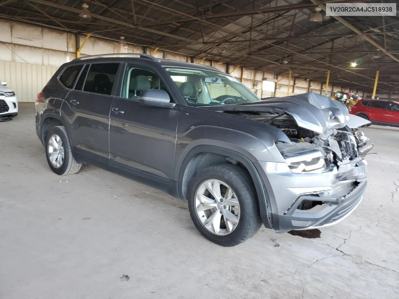 2018 Volkswagen Atlas S VIN: 1V2GR2CA4JC518938 Lot: 72243054