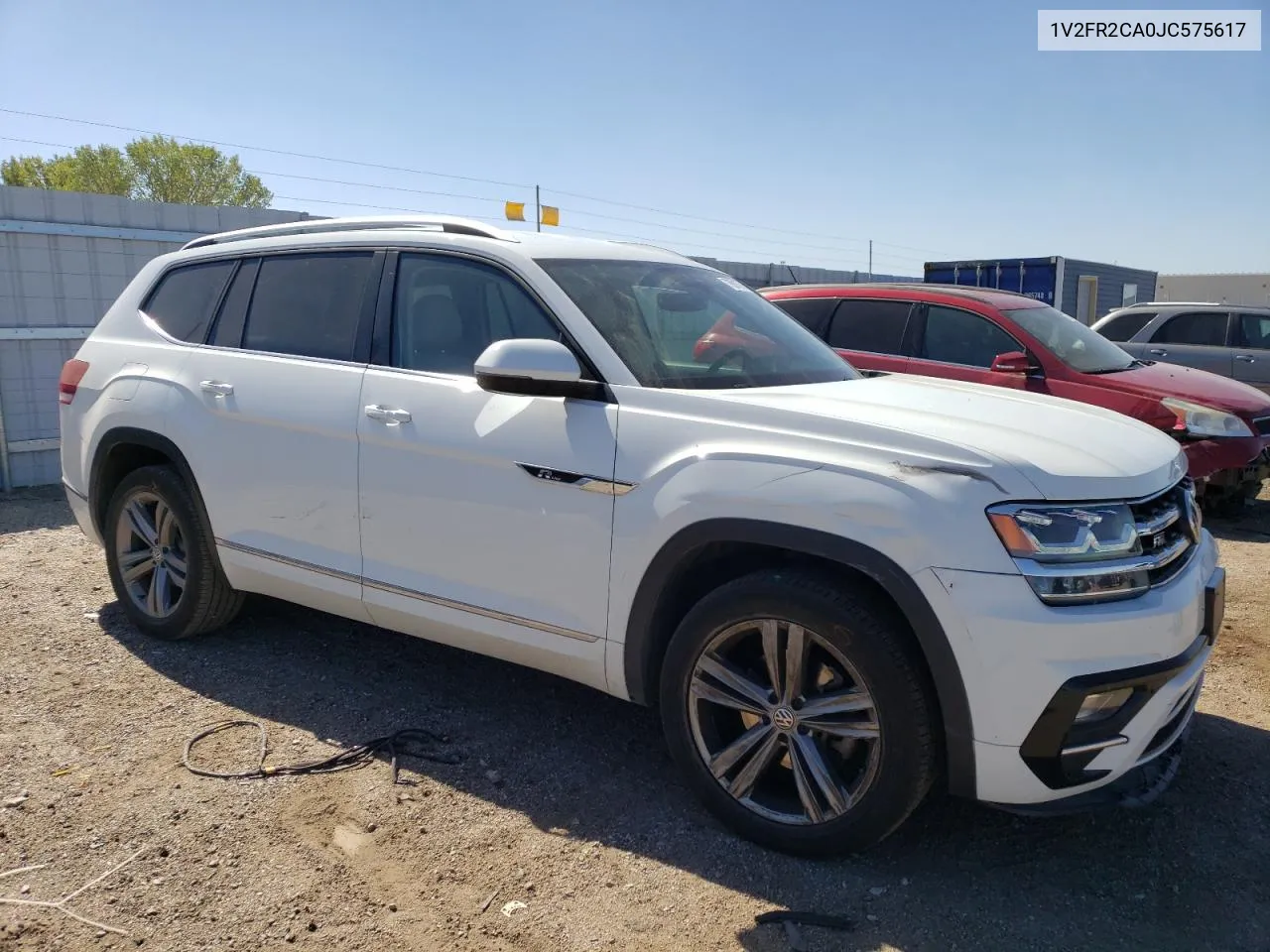 2018 Volkswagen Atlas Se VIN: 1V2FR2CA0JC575617 Lot: 72691074