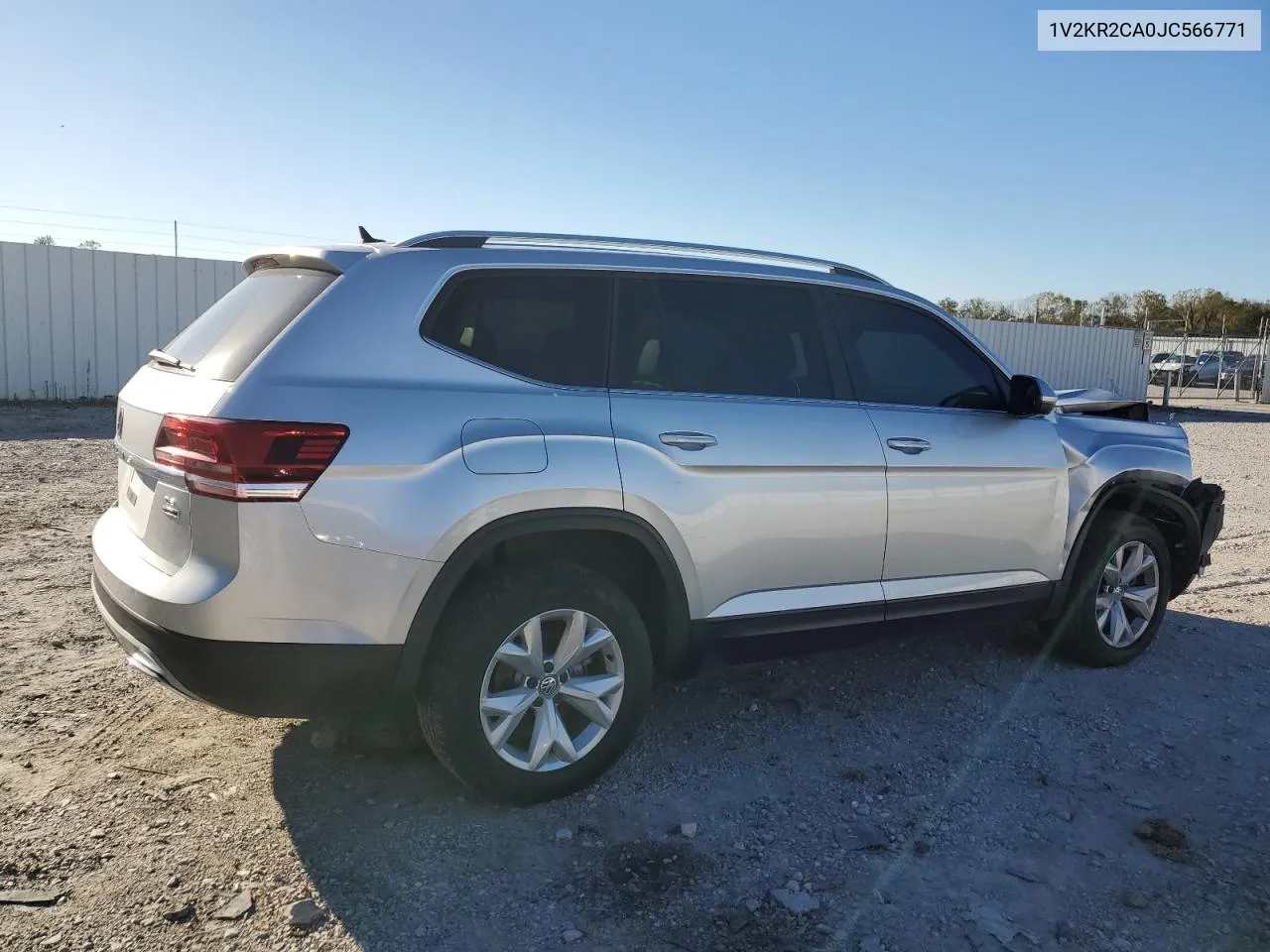 2018 Volkswagen Atlas Se VIN: 1V2KR2CA0JC566771 Lot: 73085404