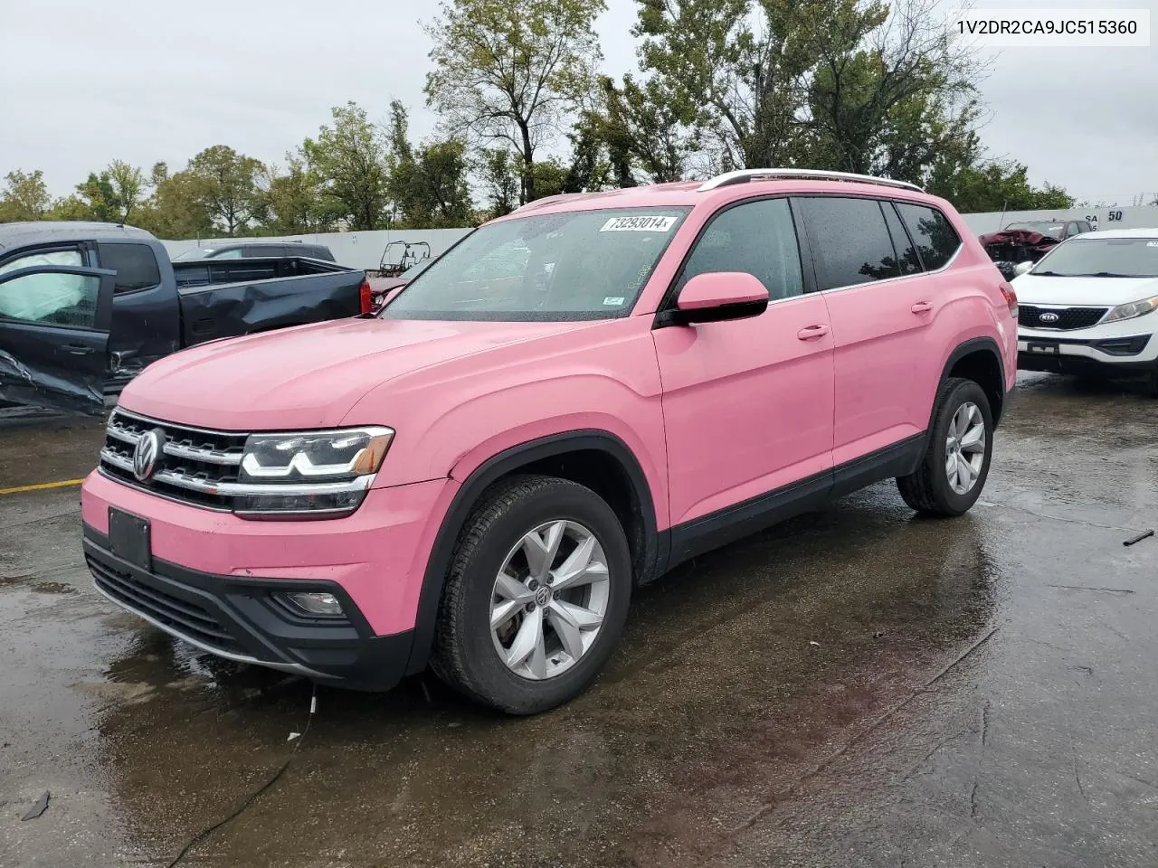 2018 Volkswagen Atlas Se VIN: 1V2DR2CA9JC515360 Lot: 73293014